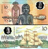 *10 Dolárov Austrália 1988, polymer P49 UNC v obale - Kliknutím na obrázok zatvorte -